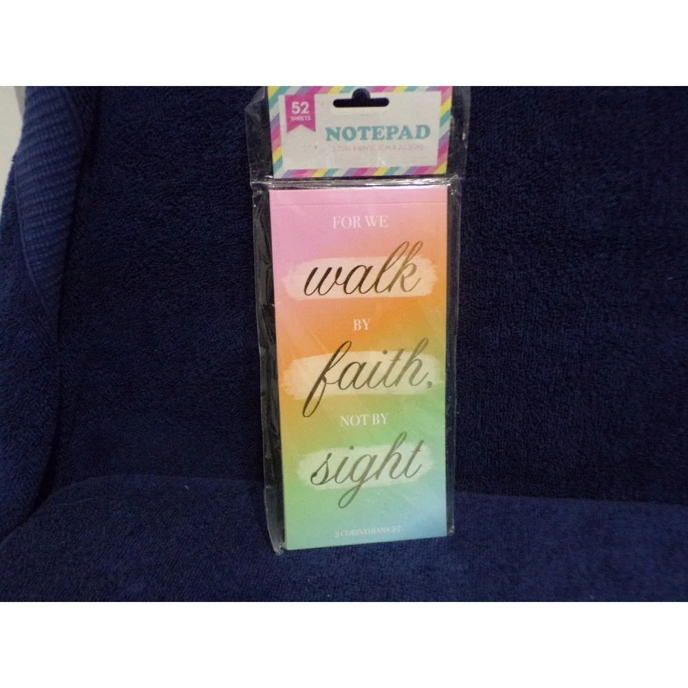 Vintage Lot of Misc. Inspritional Faith 52 Sheets Each Note Pads New Old Stock